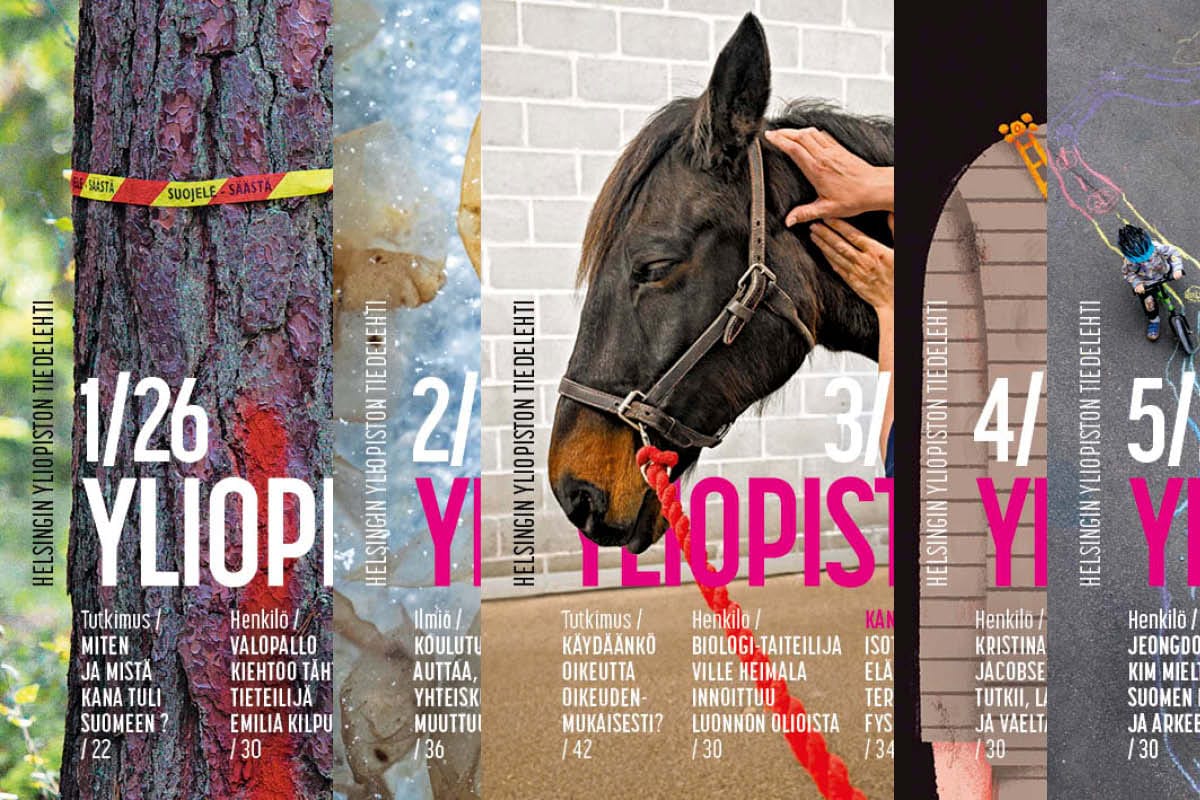 Yliopisto-lehden syksyn numerot vain 15 €